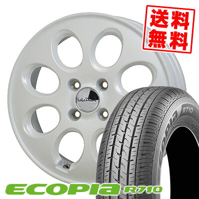155/80R12 88/87N BRIDGESTONE ブリヂストン ECOPIA R710 エコピア R710 LaLaPalm Oval ララパーム オーバル サマータイヤホイール4本セット 50,220円