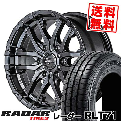 195/80R15 107/105Q レーダー Radar RLT71 NITRO POWER M26 CROSS FANG サマータイヤホイール4本セット 【取付対象】 73,535円