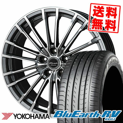 245/35R20 95W YOKOHAMA ヨコハマ BLUE EARTH RV03 ブルーアース RV03 Warwic Adesser ワーウィック アデッサー サマータイヤホイール4本セット