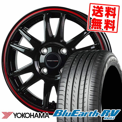 185/60R15 84H ヨコハマ BLUE EARTH RV03 CROSS SPEED HYPER EDITION CR6 サマータイヤホイール4本セット 【取付対象】