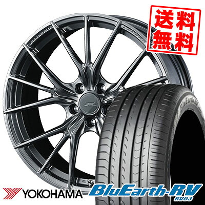225/50R18 95V YOKOHAMA ヨコハマ BLUE EARTH RV03 ブルーアース RV03 WEDS F ZERO FZ-1 ウェッズ エフゼロ FZ-1 サマータイヤホイール4本セット