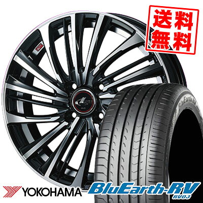 185/60R15 84H ヨコハマ BLUE EARTH RV03 weds LEONIS FS サマータイヤホイール4本セット 【取付対象】