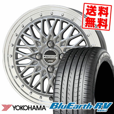 185/60R15 84H ヨコハマ BLUE EARTH RV03 STEINER FTX サマータイヤホイール4本セット 【取付対象】