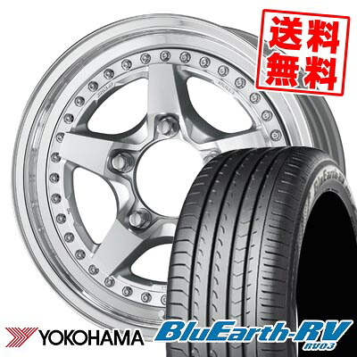 195/60R16 89V ヨコハマ BLUE EARTH RV03 WORK CRAG GALVATRE2 サマータイヤホイール4本セット 【取付対象】｜タイヤプライス館
