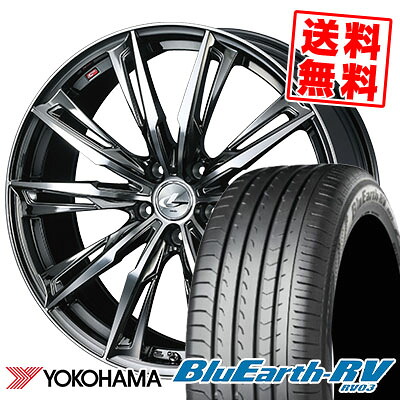 245/35R20 95W YOKOHAMA ヨコハマ BLUE EARTH RV03 ブルーアース RV03 weds LEONIS GX ウェッズ レオニス GX サマータイヤホイール4本セット