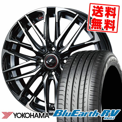 185/60R15 84H ヨコハマ BLUE EARTH RV03 weds LEONIS SK サマータイヤホイール4本セット 【取付対象】