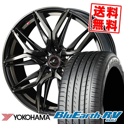 225/45R19 96W YOKOHAMA ヨコハマ BLUE EARTH RV03 ブルーアース RV03 LEONIS LM レオニス LM サマータイヤホイール4本セット|タイヤプライス館