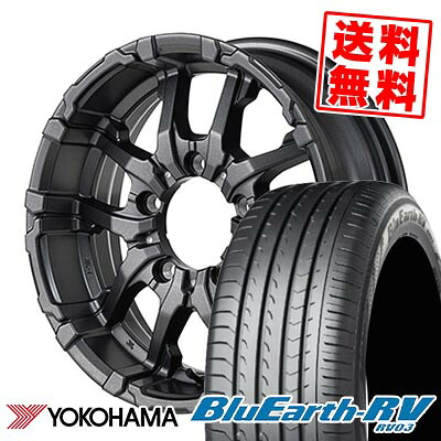215/65R16 98H YOKOHAMA ヨコハマ BLUE EARTH RV03 NITRO POWER M26 CROSS FANG ナイトロパワー M26 クロスファング サマータイヤホイール4本セット 【取付対象】