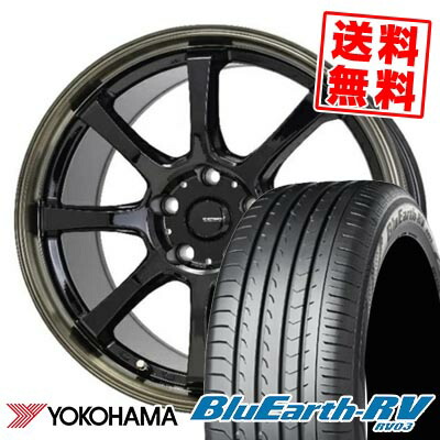 215/60R16 95H ヨコハマ BLUE EARTH RV03 G・SPEED P-08 サマータイヤホイール4本セット 【取付対象】|タイヤプライス館