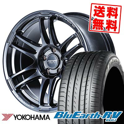 235/50R18 101V YOKOHAMA ヨコハマ BLUE EARTH RV03 RMP RACING R26 RMPレーシング R26 サマータイヤホイール4本セット 【取付対象】