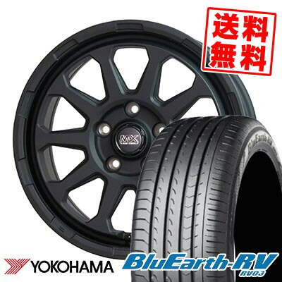 195/60R16 89V ヨコハマ BLUE EARTH RV03 MAD CROSS RANGER サマータイヤホイール4本セット 【取付対象】