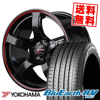 225/50R18 95V YOKOHAMA ヨコハマ BLUE EARTH RV03 ブルーアース RV03 RMP RACING R50 RMPレーシング R50 サマータイヤホイール4本セット
