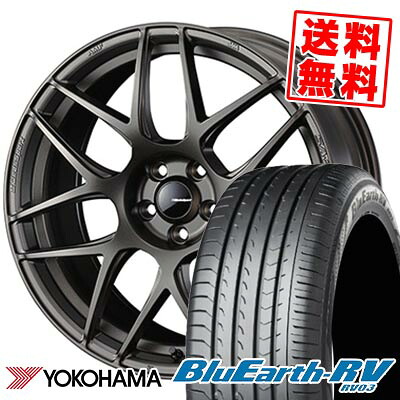 235/50R18 101V YOKOHAMA ヨコハマ BLUE EARTH RV03 WedsSport SA-27R ウェッズスポーツ SA-27R サマータイヤホイール4本セット 【取付対象】