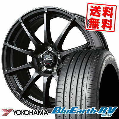 215/65R16 98H ヨコハマ BLUE EARTH RV03 SCHNEDER StaG サマータイヤホイール4本セット 【取付対象】