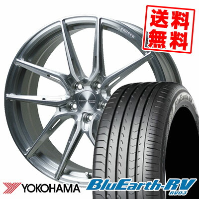 225/40R19 93W YOKOHAMA ヨコハマ BLUE EARTH RV03 ブルーアース RV03 TRAFFICSTAR FORGED TSF-02 トラフィックスター フォージド TSF-02 サマータイヤホイール4本セット｜タイヤプライス館