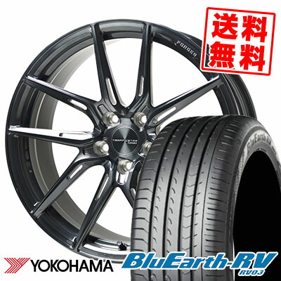 245/45R19 102W YOKOHAMA ヨコハマ BLUE EARTH RV03 ブルーアース RV03 TRAFFICSTAR FORGED TSF-02 トラフィックスター フォージド TSF-02 サマータイヤホイール4本セット