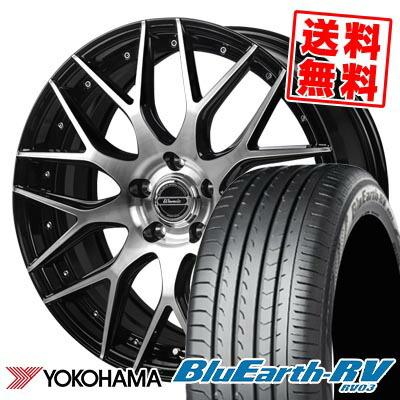 225/50R18 95V ヨコハマ BLUE EARTH RV03 Warwic MX-09 サマータイヤホイール4本セット 【取付対象】|タイヤプライス館