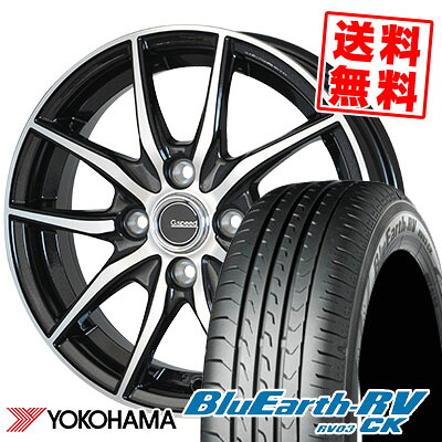 185/70R14 88S YOKOHAMA ヨコハマ BLUE EARTH RV03 CK ブルーアース RV03 CK G.Speed P-02 Gスピード P-02 サマータイヤホイール4本セット