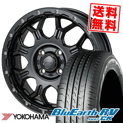 165/60R15 77H YOKOHAMA ヨコハマ BLUE EARTH RV03 CK ブルーアース RV03 CK HI-BLOCK Jerrard ハイブロック ジェラード サマータイヤホイール4本セット