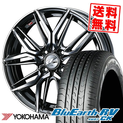 155/65R14 75H YOKOHAMA ヨコハマ BLUE EARTH RV03 CK ブルーアース RV03 CK LEONIS LM レオニス LM サマータイヤホイール4本セット|タイヤプライス館
