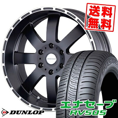215/55R18 95V ダンロップ ENASAVE RV505 Reverson DR8 サマータイヤホイール4本セット for 200系ハイエース【取付対象】|タイヤプライス館
