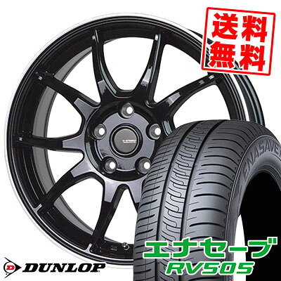 235/55R18 100V ダンロップ ENASAVE RV505 G-SPEED P-06 サマータイヤホイール4本セット 【取付対象】|タイヤプライス館