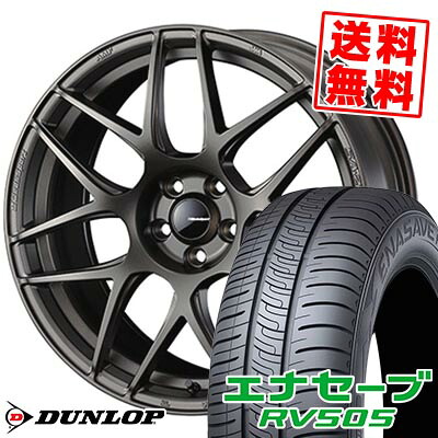 215/45R18 93W XL DUNLOP ダンロップ ENASAVE RV505 WedsSport SA-27R ウェッズスポーツ SA-27R サマータイヤホイール4本セット 【取付対象】｜タイヤプライス館