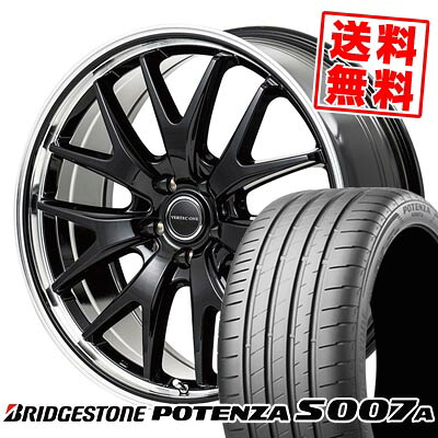 225/50R17 98Y XL ブリヂストン POTENZA S007A VERTEC ONE EXE7 サマータイヤホイール4本セット 【取付対象】|タイヤプライス館