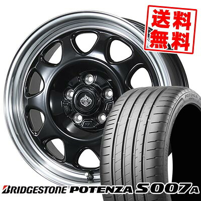 205/55R17 91Y BRIDGESTONE ブリヂストン POTENZA S007A LANDFOOT SWZ ランドフット SWZ サマータイヤホイール4本セット 【取付対象】|タイヤプライス館
