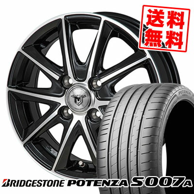 205/40R17 84Y XL BRIDGESTONE ブリヂストン POTENZA S007A ポテンザ S007A JP STYLE MJ01 JPスタイル MJ01 サマータイヤホイール4本セット