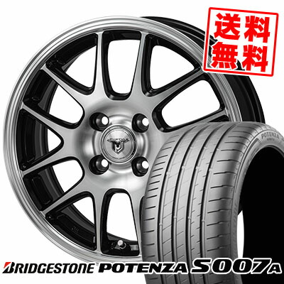 205/40R17 84Y XL BRIDGESTONE ブリヂストン POTENZA S007A ポテンザ S007A JP STYLE MJ02 JPスタイル MJ02 サマータイヤホイール4本セット|タイヤプライス館