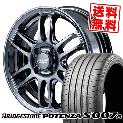 205/40R17 84Y XL BRIDGESTONE ブリヂストン POTENZA S007A RMP RACING R26 RMPレーシング R26 サマータイヤホイール4本セット 【取付対象】|タイヤプライス館