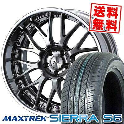 235/50R18 101V XL マックストレック SIERRA S6 weds MAVERICK 709M サマータイヤホイール4本セット 【取付対象】｜タイヤプライス館