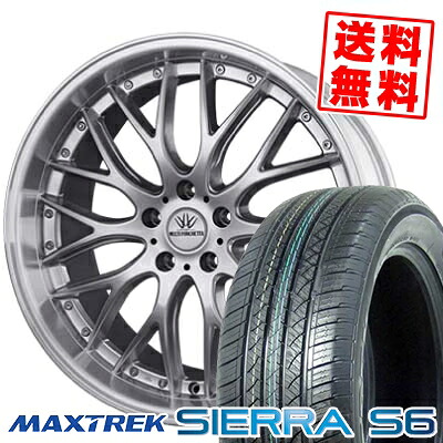 255/35R20 97W XL MAXTREK マックストレック SIERRA S6 シエラ エスロク BADX LOXARNY MULTIFORCHETTA バドックス ロクサーニ マルチフォルケッタ サマータイヤホイール4本セット