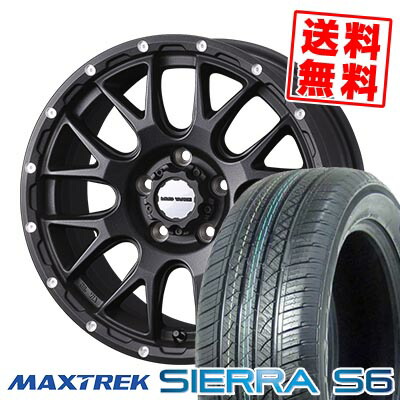 235/60R18 103H マックストレック SIERRA S6 MUDVANCE 08 サマータイヤホイール4本セット 【取付対象】|タイヤプライス館