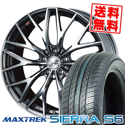 255/35R20 97W XL MAXTREK マックストレック SIERRA S6 シエラ エスロク weds LEONIS MX ウェッズ レオニス MX サマータイヤホイール4本セット