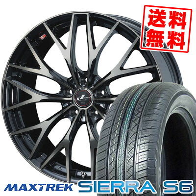 255/35R20 97W XL MAXTREK マックストレック SIERRA S6 シエラ エスロク weds LEONIS MX ウェッズ レオニス MX サマータイヤホイール4本セット