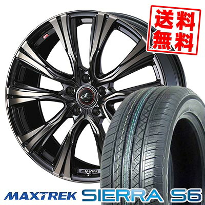 235/50R18 101V XL マックストレック SIERRA S6 WEDS LEONIS VR サマータイヤホイール4本セット 【取付対象】｜タイヤプライス館