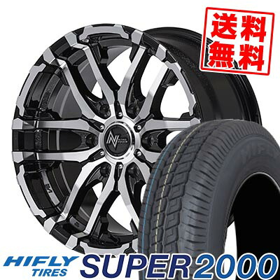 215/65R16C 109/107T ハイフライ SUPER2000 NITRO POWER M26 CROSS FANG サマータイヤホイール4本セット 【取付対象】