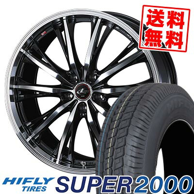215/65R16C 109/107T ハイフライ SUPER2000 WEDS LEONIS RT サマータイヤホイール4本セット 【取付対象】