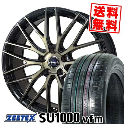 215/55R18 99V XL ジーテックス ZEETEX SU1000 vfm Warwic Empress Mesh サマータイヤホイール4本セット 【取付対象】|タイヤプライス館