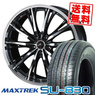 215/65R16C 109/107T マックストレック SU-830 WEDS LEONIS RT サマータイヤホイール4本セット 【取付対象】|タイヤプライス館