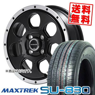215/65R16C 109/107T マックストレック SU-830 ROADMAX W0-7 サマータイヤホイール4本セット for 200系ハイエース【取付対象】 73,975円