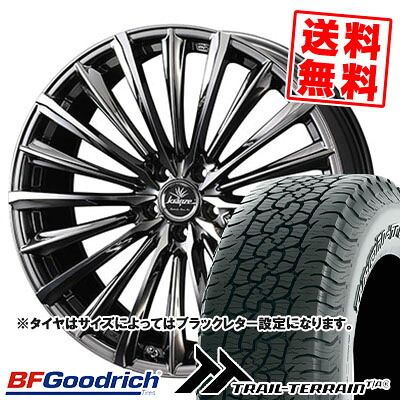 225/55R18 102H XL BFGoodrich BFグッドリッチ TRAIL-TERRAIN T/A トレイルテレーン T/A Kranze Vierharm 225EVO クレンツェ ヴィルハーム225EVO サマータイヤホイール4本セット