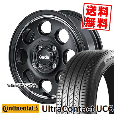 205/55R16 91V コンチネンタル UltraContact UC6 Garcia Palm8 サマータイヤホイール4本セット 【取付対象】
