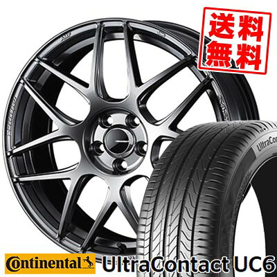 235/50R17 96W CONTINENTAL コンチネンタル UltraContact UC6 WedsSport SA-27R ウェッズスポーツ SA-27R サマータイヤホイール4本セット 【取付対象】|タイヤプライス館