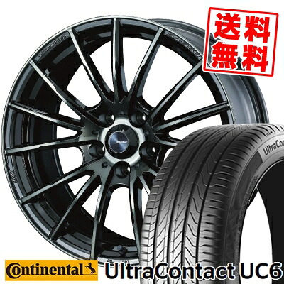 235/50R17 96W コンチネンタル UltraContact UC6 WedsSport SA-35R サマータイヤホイール4本セット 【取付対象】|タイヤプライス館