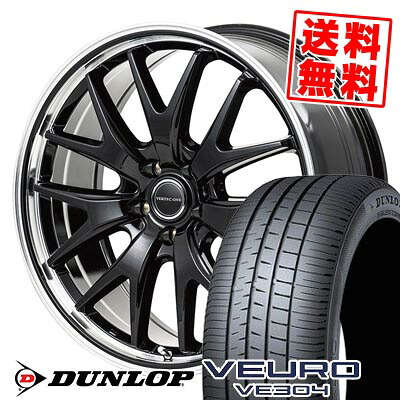 235/40R19 92W ダンロップ VEURO VE304 VERTEC ONE EXE7 サマータイヤホイール4本セット 【取付対象】|タイヤプライス館