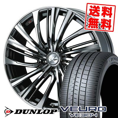 235/55R19 101W ダンロップ VEURO VE304 LEONIS FR サマータイヤホイール4本セット 【取付対象】｜タイヤプライス館