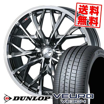 235/55R19 101W ダンロップ VEURO VE304 LEONIS MV サマータイヤホイール4本セット 【取付対象】｜タイヤプライス館